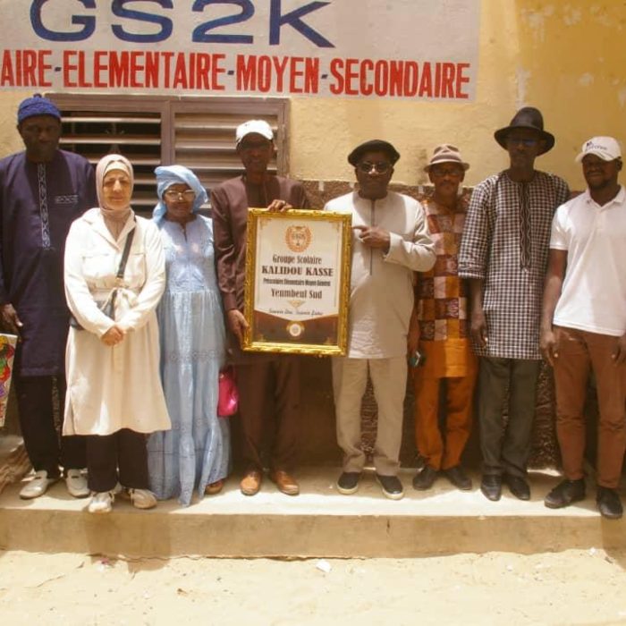 On June 8, 2024, a visit and donation were made to the school named after Kalidou Kassé in Senegal.