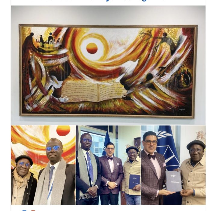 Kalidou Kassé was honored to receive the Book on the Rome Statute from Mr. Osvaldo Zavala Giler, Registrar of the International Criminal Court (ICC), during a formal presentation in The Hague. The ceremony was attended by Mr. Henry Pierre Sarr, First Secretary of the Embassy of Senegal.